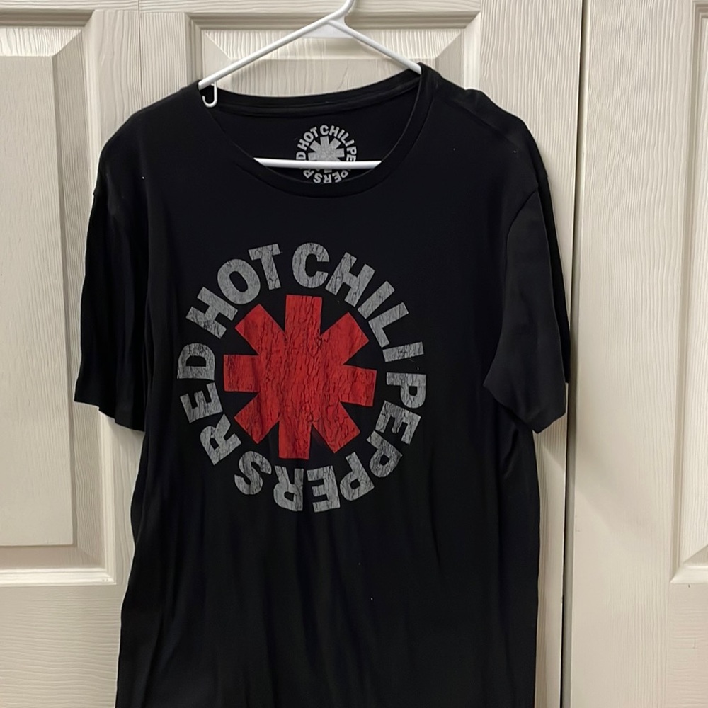 Distressed Red Hot Chili Peppers band tee